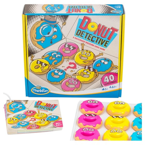 ThinkFun Donut Detective Puzzling Logic Game