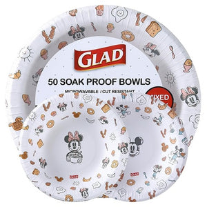 50 Glad for Kids Disney Mickey 16oz. Bowls