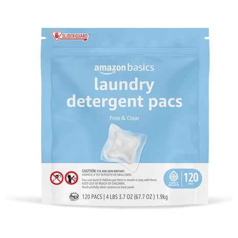 120-Ct Amazon Basics Laundry Detergent Pacs