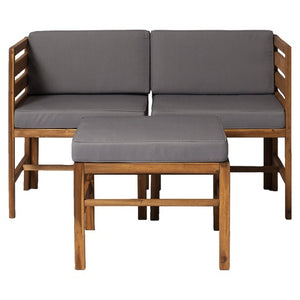 Modular Outdoor Chairs + Ottoman