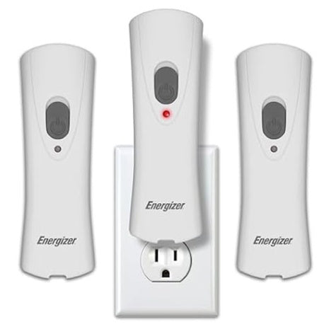 3-Pack Compact Energizer Portable Rechargeable Power Failure Flashlights