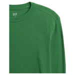 Gap Factory Men's Waffle-Knit Crewneck T-Shirt (Saratoga Green)