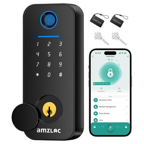 Fingerprint Keyless Entry Smart Deadbolt with Keypad