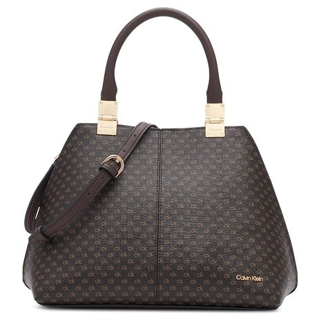 Calvin Klein Women's Granite Geometric Satchel Bag