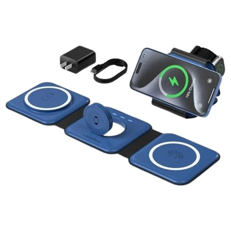 Ucomx 3-in-1 Foldable Multple Devices Charging Station