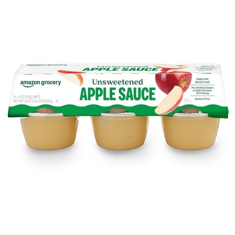 6-Pack Unsweetened Applesauce Cups