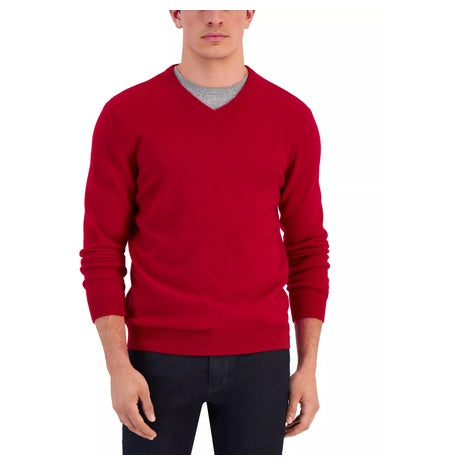 Club Room Men's 100% Cashmere V-Neck Sweater