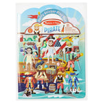 Melissa & Doug Reusable Pirate Puffy Sticker Activity Book