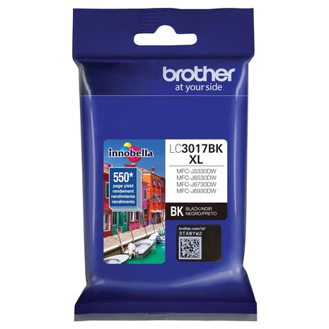 Brother High Yield Black Ink Cartridge (LC3017BK)