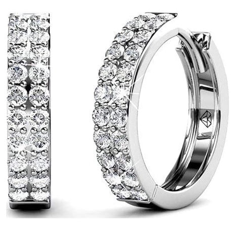 Alice 18k Gold Plated 17mm Hoop Earrings