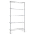 5-Shelf Amazon Basics Adjustable Heavy Duty Storage Shelving Unit