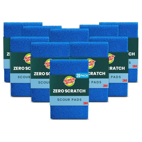 20 Scotch-Brite Zero Scratch Scouring Pads