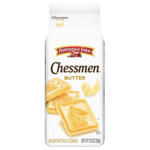 Chessmen Butter Cookies (7.25oz - OU-D)
