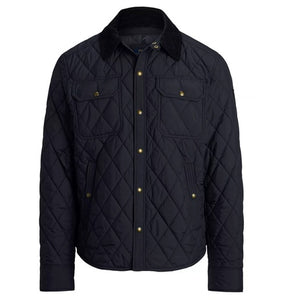 Polo Ralph Lauren Men's Beaton Quilted Water Repellent Snap Front Jacket