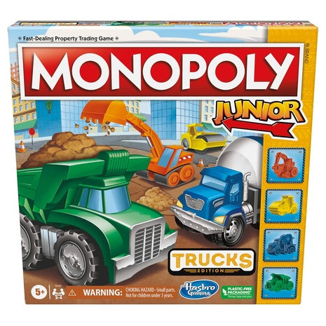 Monopoly Junior Trucks Edition Board Game