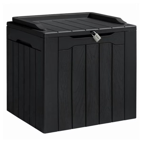 31-Gallon Homall Outdoor Resin Deck Box With Seat