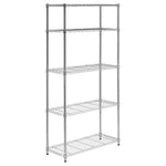 5-Tier Honey-Can-Do Heavy Duty Adjustable Metal Shelving Unit