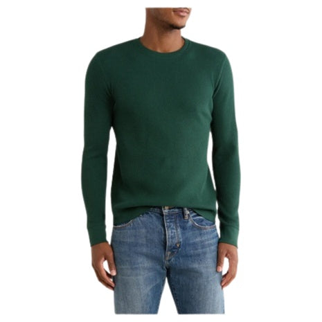 Vince Crewneck Cotton Thermal Sweater