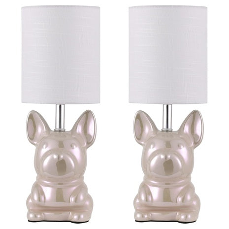 Set Of 2 Ceramic Table Lamps With LED Bulbs (Various)