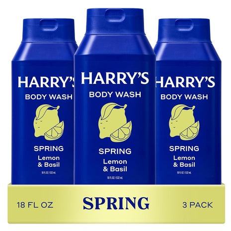 3-Pack 18-Oz Harry's Men's Body Wash (Spring)