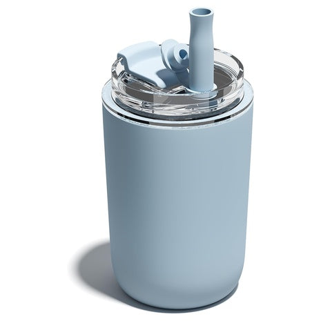 10-Oz Insulated Stainless Steel Tumbler With Straw