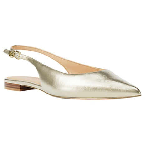 Michael Kors Women's Amali Metallic Slingback Flat