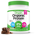Orgain Organic Creamy Chocolate Fudge or Vanilla Bean Protein Powder