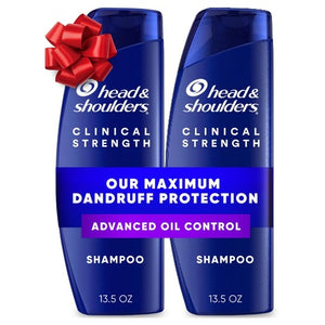 2 Head & Shoulders Clinical Advanced Oil Control Shampoo Bottles