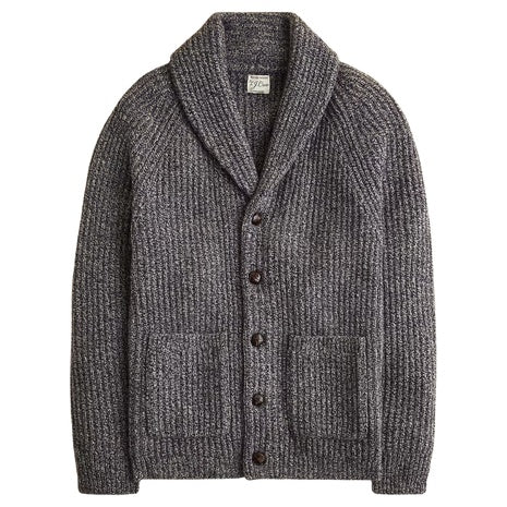 Men's Rugged Merino Wool Blend Cardigan Sweater