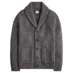 Men's Rugged Merino Wool Blend Cardigan Sweater