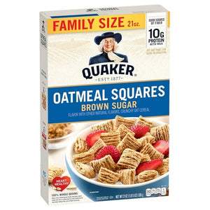 Quaker Oatmeal Squares Breakfast Cereal