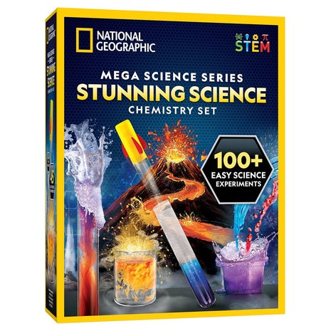 National Geographic Stunning Chemistry Science Kit (45 Experiments)