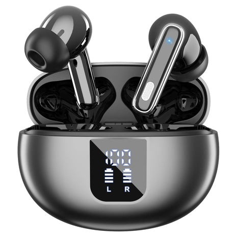 Stereo Bluetooth 5.4 Sport Earbuds With LED Display