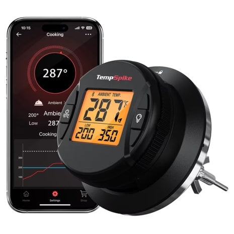 ThermoPro Universal Digital Square App-Connected Grill Thermometer
