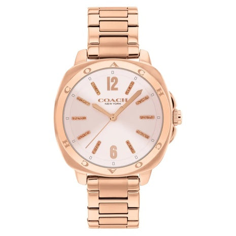 Coach Women's Kitt 3H 34 Mm Quartz Watch (Blush)