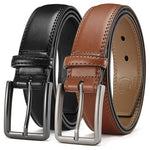 2-Pack Leather Dress Belt