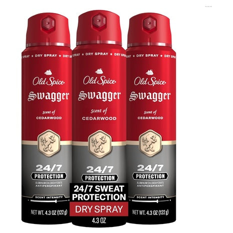 6-Pack Old Spice Swagger Dry Spray Deodorant