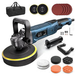 1,600W 7-Speed Rotary Car Buffer And Polisher