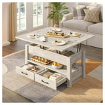 39" Wide Multi-Function Lift Top Coffee Table With Storage