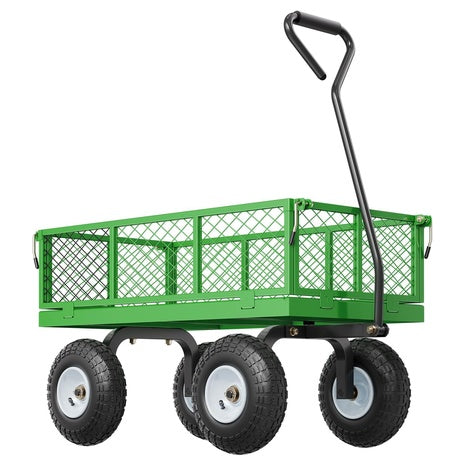 Vevor Steel Garden Cart With 680-Lb Load Capacity