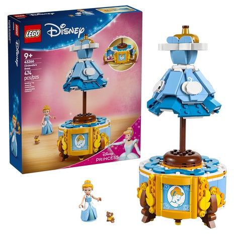 LEGO Disney Princess Cinderella’s Dress Kids Toy w/ Minidoll Character