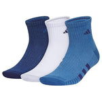 3-Pairs adidas Men's Cushioned Quarter Ankle Socks (3 Colors)