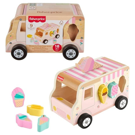 8 Piece Wooden Ice Cream Truck