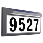 Eyrosa Illuminated LED Waterproof Solar Lighted Address Sign