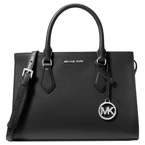Michael Kors Sheila Medium Satchel Handbag (Black)
