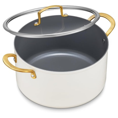 6-Quart Ceramic Nonstick Stock Pot with Lid