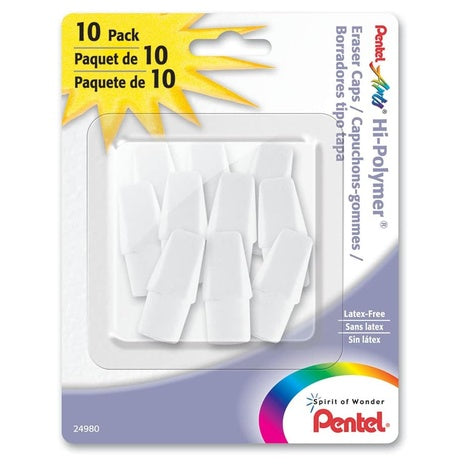 10 Pentel Cap Erasers