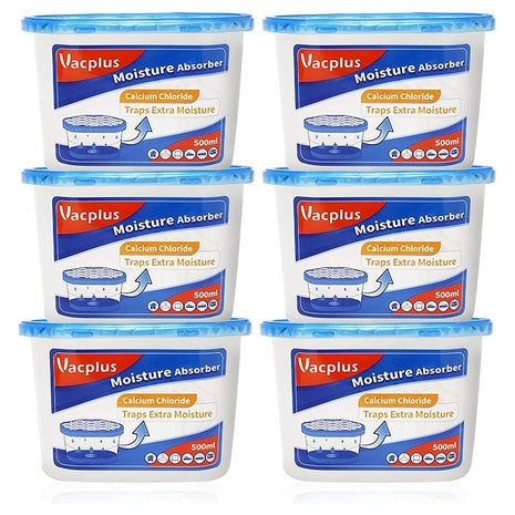 6-Pack Vacplus Moisture Absorbers (10.5oz)