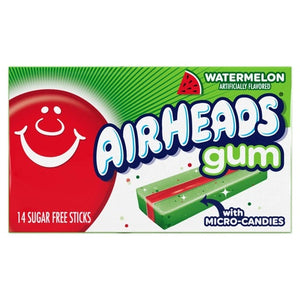 12 Airheads Sugar Free Chewing Gum Packs