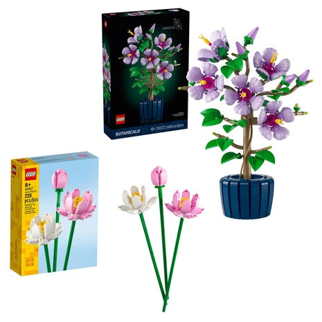 LEGO Hibiscus & Lotus Bundle